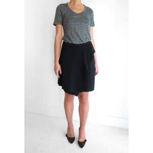 Isabel Marant "Alize" Black Crepe Skirt, size 40 (fits like 4/6)